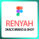 Renyah - Snack Brand & Shop Figma Template - ThemeForest Item for Sale